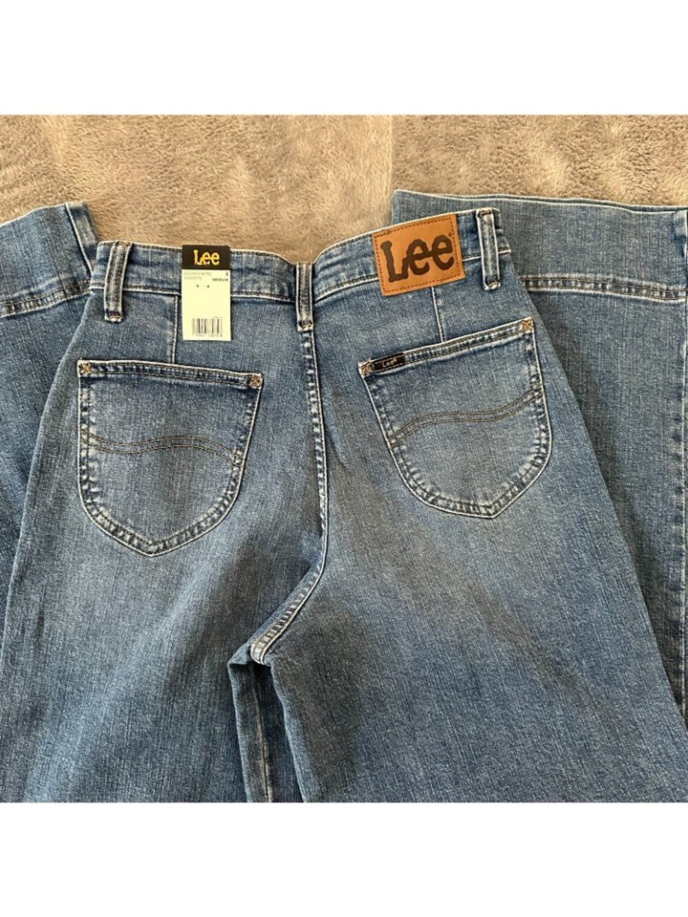 NWT Lee Trouser Wide Leg Jeans Women's size 6 Regular High Rise - Picture 8 of 8